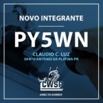 Boas vindas a PY5WN: novo membro do CWSP!